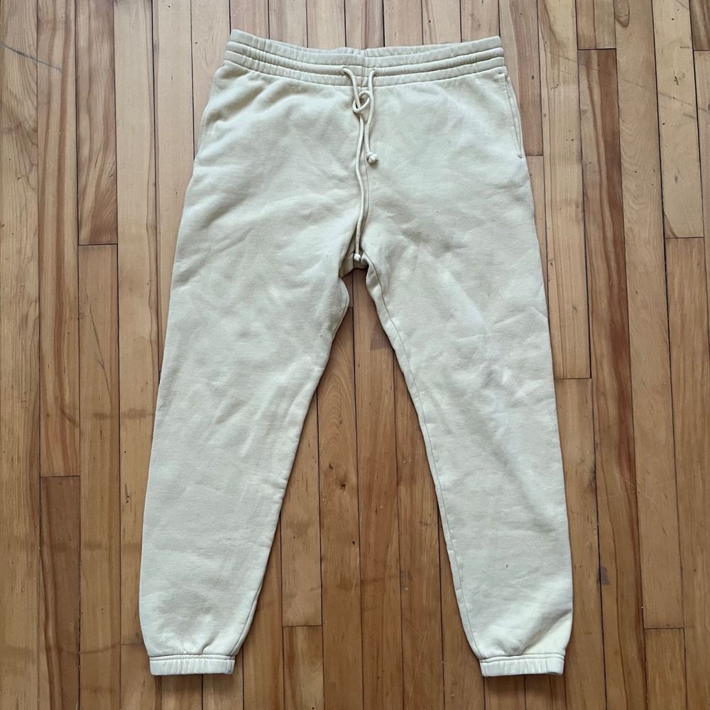Tna Cozy Fleece Perfect Sweatpants Cream XL Relaxed Fit Lounge